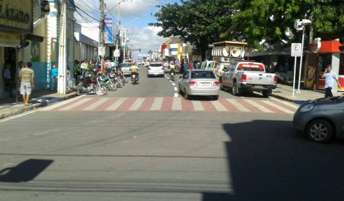 Mudança no trânsito na parte central de Arapiraca é iniciada hoje