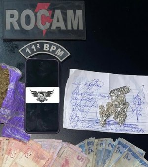 Mulher com extensa ficha criminal é presa novamente por tráfico de drogas em Penedo