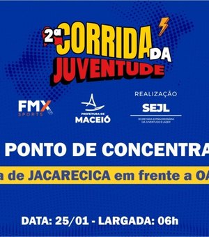 2ª Corrida da Juventude tem novo local de largada na Orla de Jacarecica