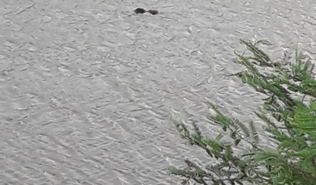 Populares encontram corpo boiando no rio Mundaú, em União dos Palmares