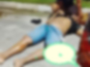 Motociclista fica ferido ao bater contra placa e cair do veículo na cidade de São Miguel dos Milagres