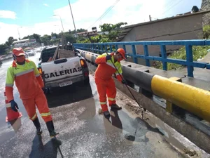 Prefeitura alerta para entupimentos de galerias com cimento