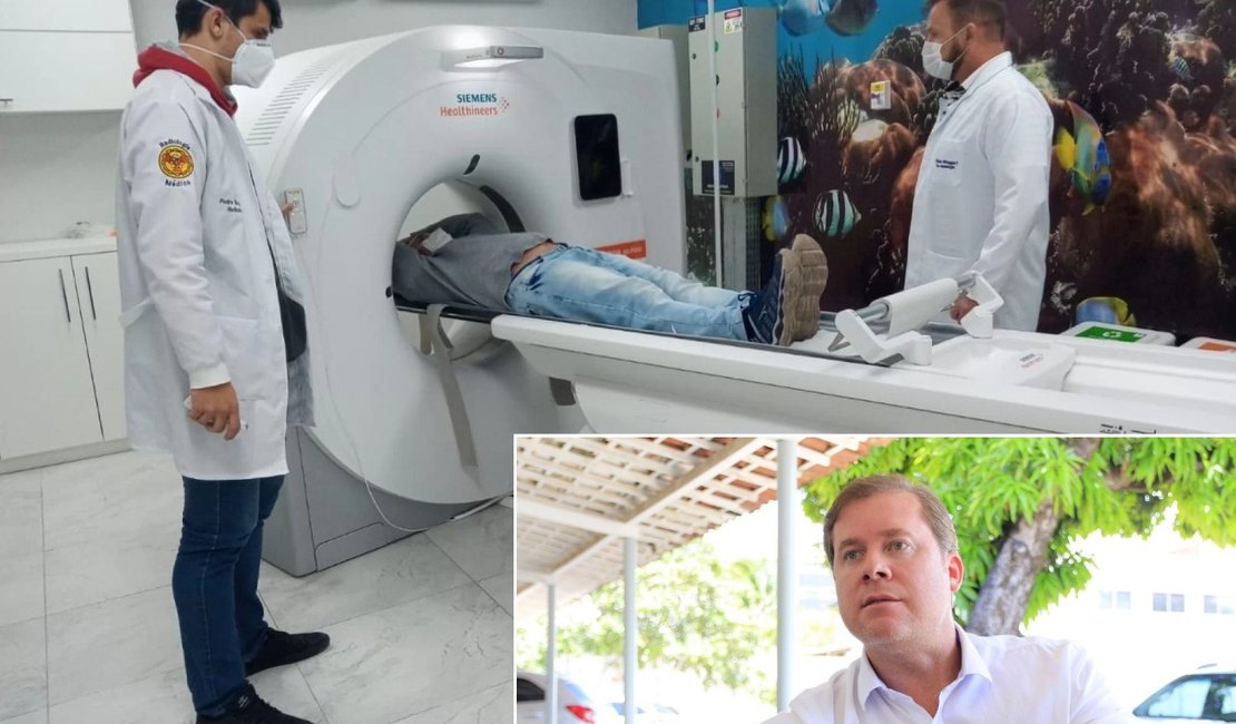 Através de recursos garantidos por Max Beltrão, hospital de Coruripe ganha tomógrafo mais moderno de AL