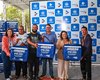 Motociclistas profissionais recebem treinamento e 250 bags térmicas do Detran Alagoas