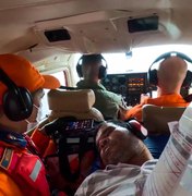 Serviço Aeromédico do Samu realiza repatriação de paciente de Minas Gerais para Maceió