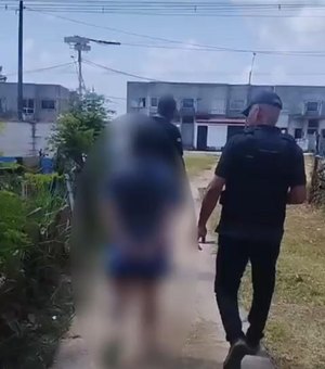 [Vídeo] Polícia prende mulher por descumprir regras do regime semiaberto em Maceió