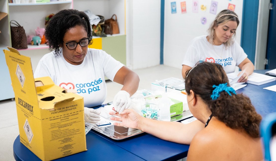 Corações da Paz nas Escolas leva diversos serviços gratuitos a Arapiraca