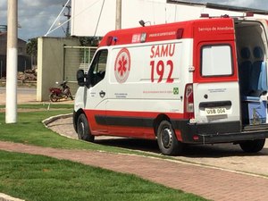 Motociclista sofre fratura exposta no pé após acidente entre motos em Arapiraca
