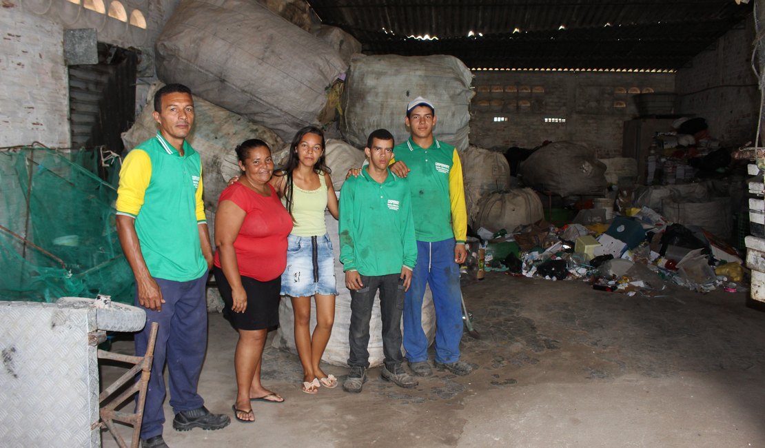 Catadores de Porto Calvo pretendem transformar cidade em modelo de reciclagem