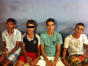 Após rondas, Pelopes prende três jovens e apreende menor com drogas