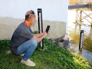 Nível do Rio Sâo Francisco segue monitorado pela Defesa Civil de Penedo