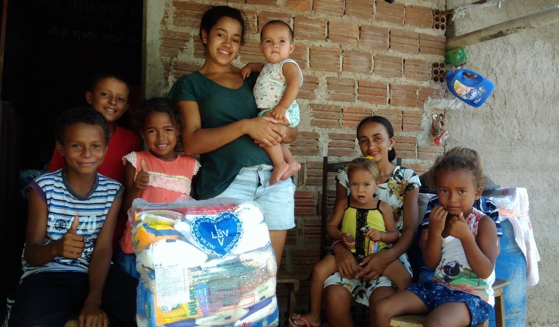 Ação emergencial da LBV assiste famílias no Sertão