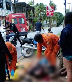Acidente de trânsito deixa dois homens feridos na AL-101 Norte em Japaratinga