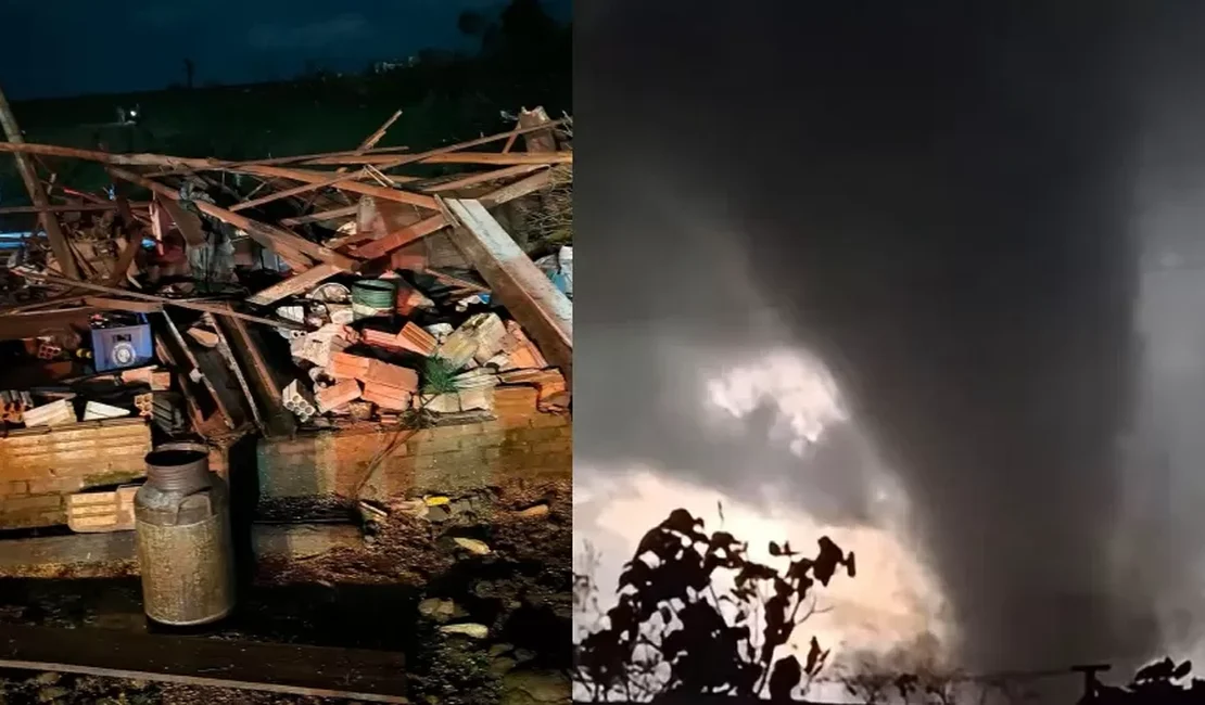 Tornado atinge cidades no noroeste do estado do Rio Grande do Sul
