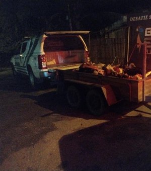 Polícia fecha abatedouro clandestino por crimes ambientais em Porto Real do Colégio