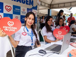 Corações da Paz nas Escolas leva diversos serviços gratuitos ao Benedito Bentes