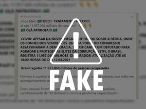 Ao contrário do que diz mensagem falsa, hospitalização por Covid-19 reduziu entre idosos