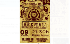 Banner do Forrozão da ASSMAL