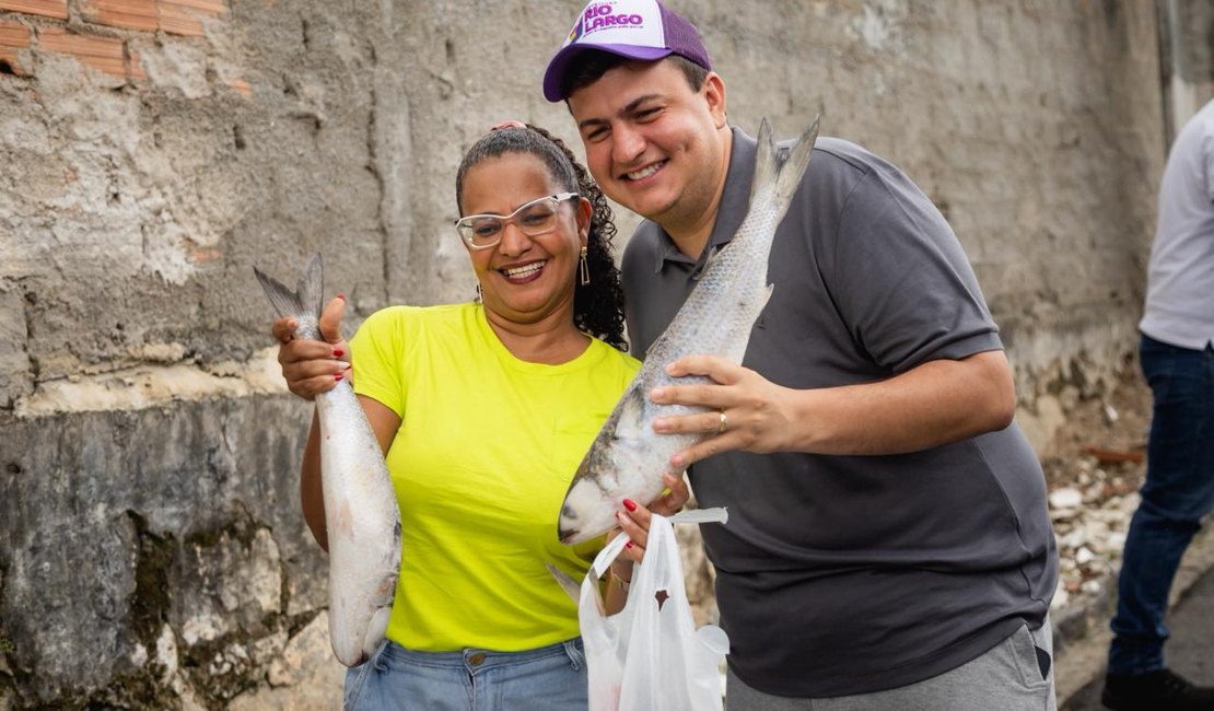 Peixe do Povo leva mais de 100 toneladas de alimento e garante Semana Santa com dignidade em Rio Largo