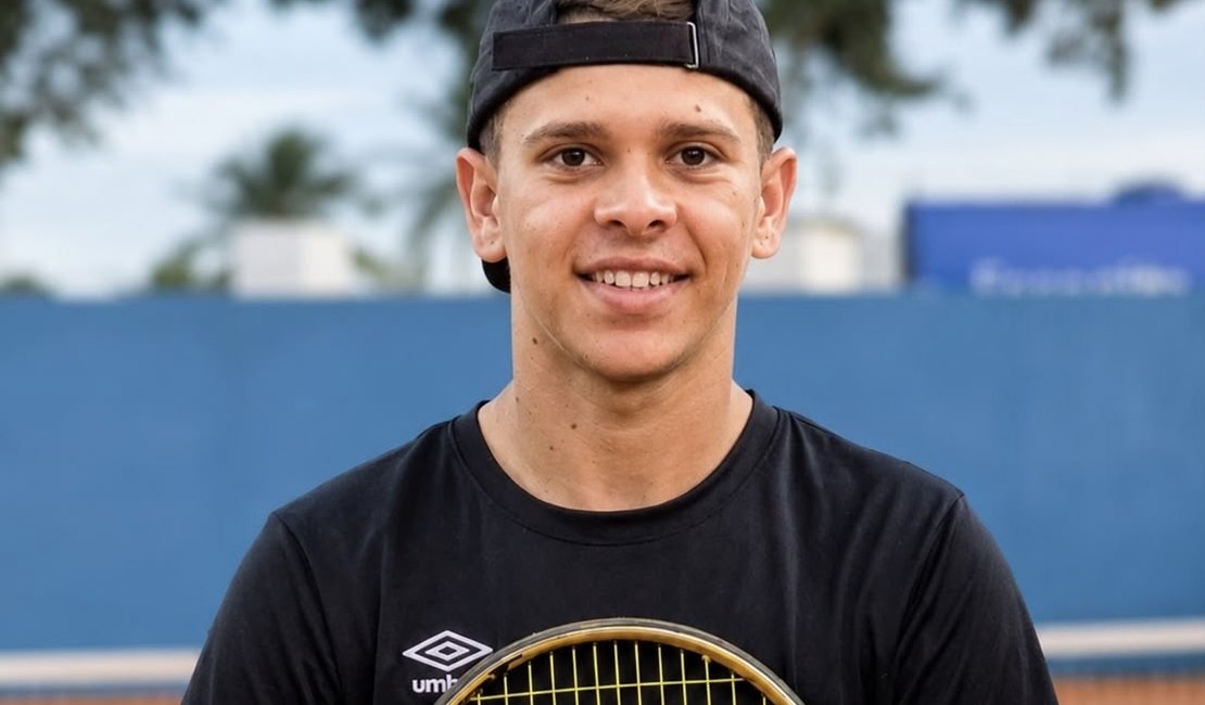 Jovem tenista de Arapiraca busca apoio para representar Alagoas em competição nacional
