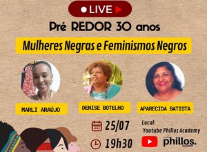 21° Redor abre pré-programação com live sobre mulheres negras e feminismos negros