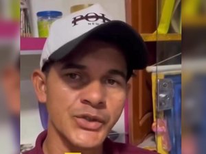 Em vídeo, vereador de Joaquim Gomes confirma ameaças de Zé Márcio e Lelo Maia