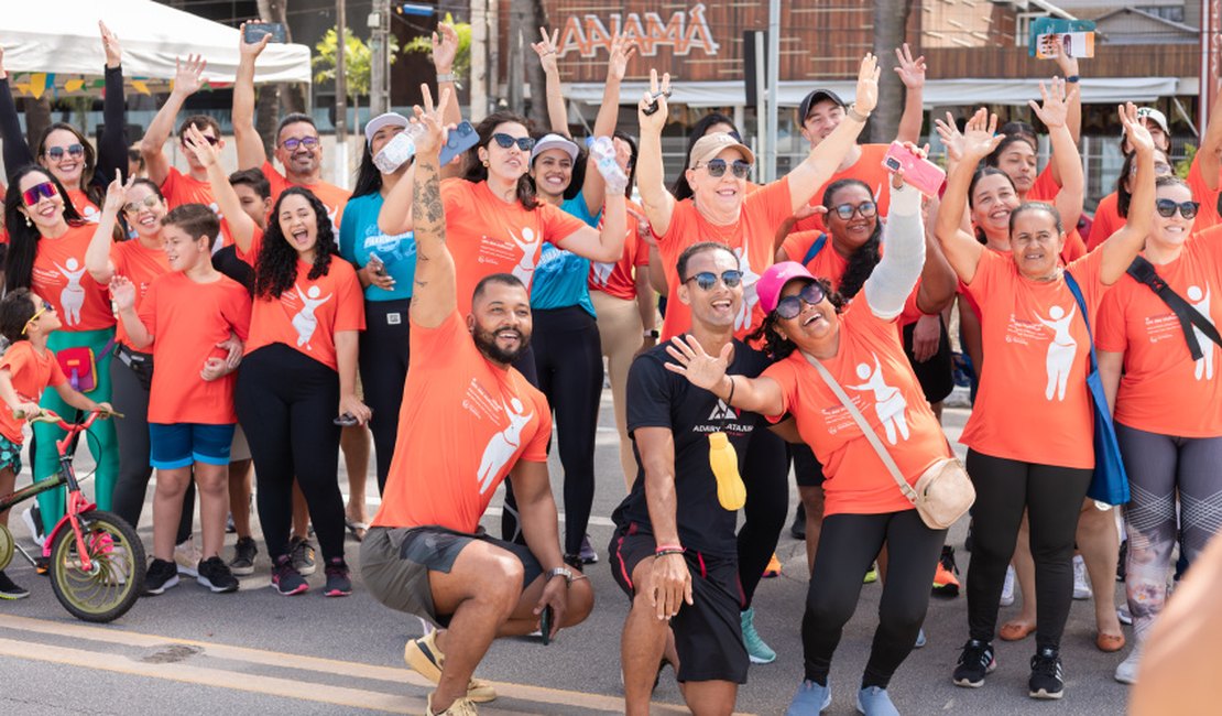 Corrida leva conscientização para maceioenses sobre doença vascular crônica