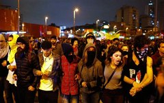 Protestos pedem a renúncia de Michel Temer do cargo de presidente. 