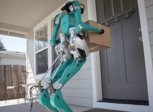 Montadora americana cria robô que parece humano para fazer entregas