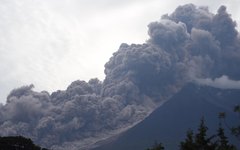 Vulcão entrou em erupção na Guatemala