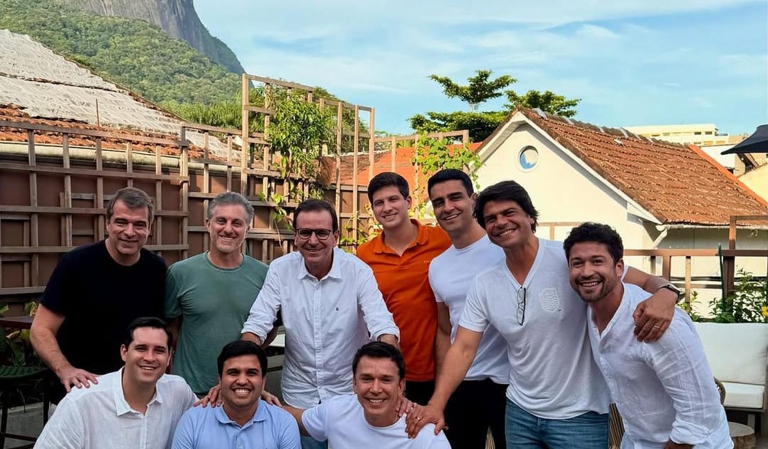 JHC se reúne com Luciano Huck, João Campos e Eduardo Paes