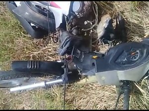 Homem sofre acidente e motocicleta se parte ao meio em Arapiraca