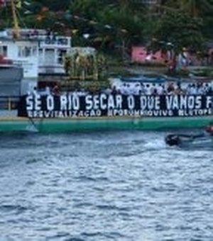 Vazão do São Francisco pode inviabilizar procissão de Bom Jesus