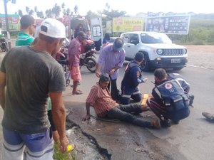 Colisão entre cavalo e veículo deixa uma pessoa ferida em Arapiraca