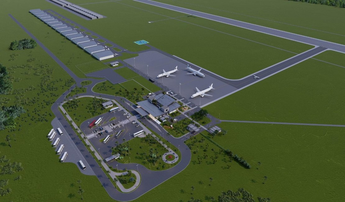 Governo de Alagoas autoriza quatro empresas a fazer estudos sobre a gestão do Aeroporto de Maragogi