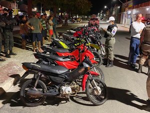 Operação Integrada apreende 14 motocicletas irregulares em Viçosa