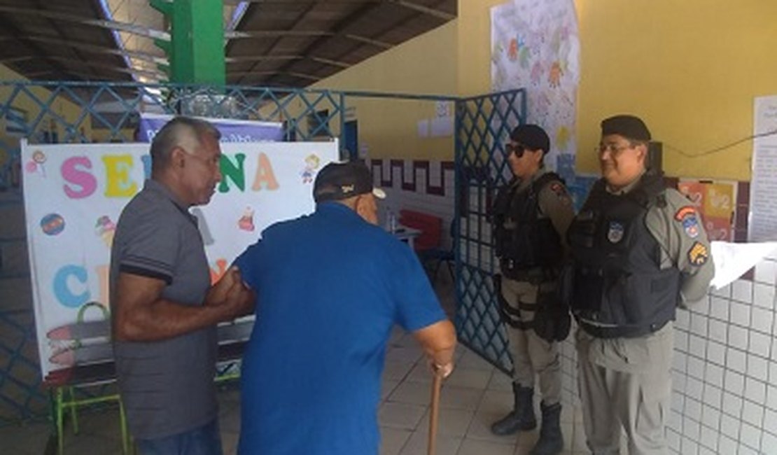 PM garante tranquilidade durante votação em seções eleitorais de Alagoas