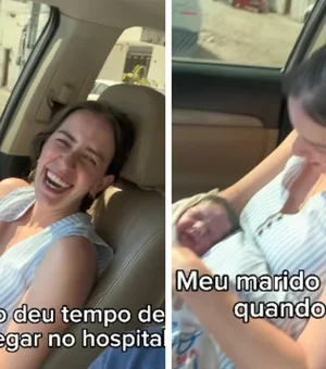 Médica faz próprio parto dentro de carro e enrola bebê em pano de prato