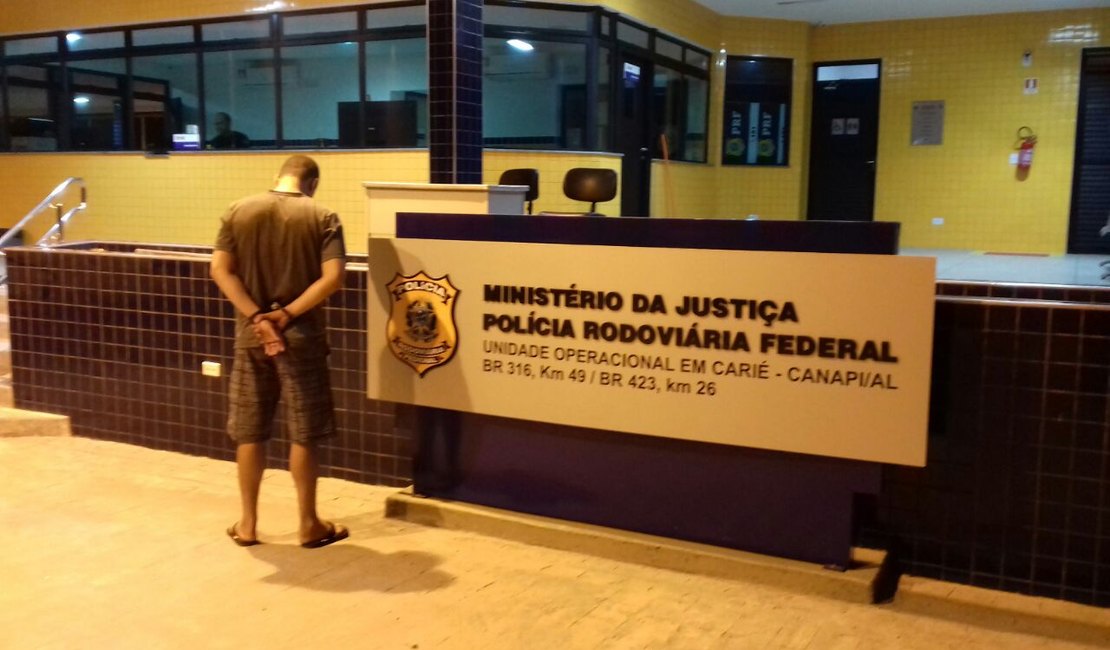 Duas pessoas são presas durante o fim de semana pela Polícia Rodoviária Federal 