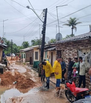Chuvas colocam Alagoas em alerta máximo devido à elevação dos níveis de rios e lagoa