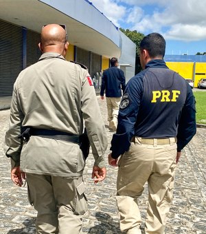 Superintendência da PRF recebe visita técnica de integrantes da Polícia Militar