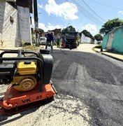 Rio Novo é beneficiado com mutirão da Operação Tapa-Buraco