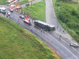 HGE divulga boletim médico de vítimas de acidente com ônibus na BR-101