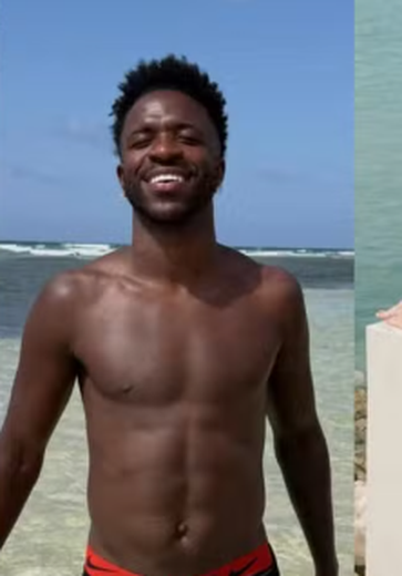 Vini Jr. exibe chamego com Virginia e agradece à família de Bob Marley