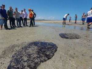 NOTA GTA: Situação do óleo nas praias de Alagoas nesta segunda-feira (21)