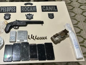 Homem é preso por tráfico de drogas e posse ilegal de arma de fogo em Arapiraca
