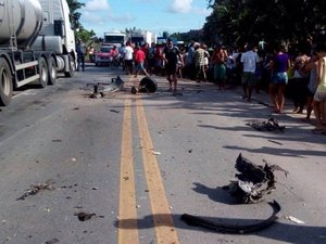 Grave acidente deixa um morto e dois feridos em trecho da BR-101