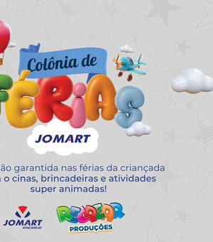 Jomart promove Colônia de Férias com oficinas, brincadeiras e muita diversão para a criançada