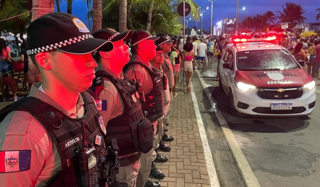 Cerca de mil policiais vão reforçar a segurança nas prévias carnavalescas em Maceió