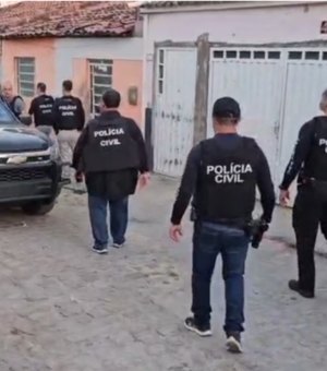 Polícia deflagra Operação Folhas Secas e cumpre mandado contra organização criminosa em Santana Ipanema